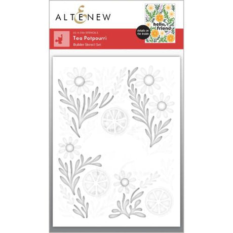 Altenew - Tea Potpourri Stencil Set (5 in 1)