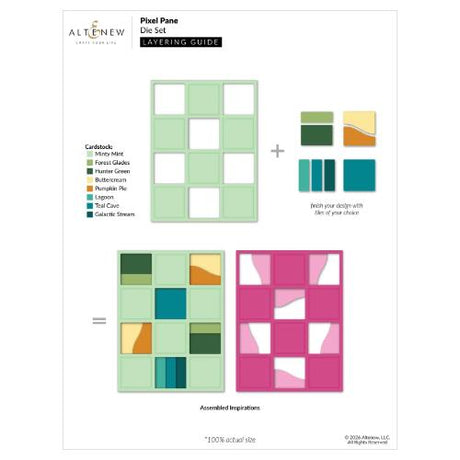 Altenew - Pixel Pane Die Set