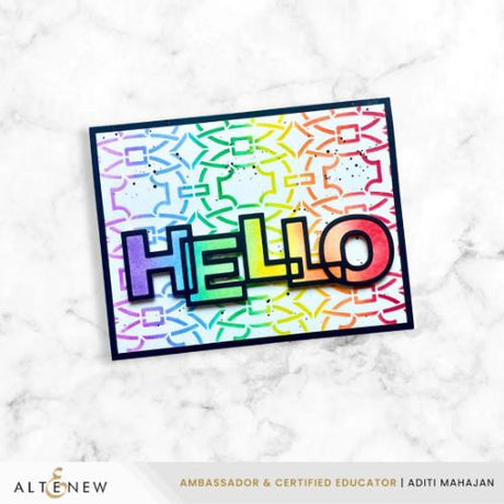 Altenew - Luxe Lattice Stencil