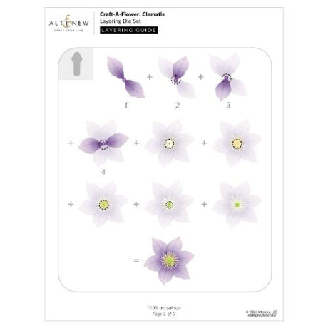 Altenew - Craft-A-Flower: Clematis Layering Die Set