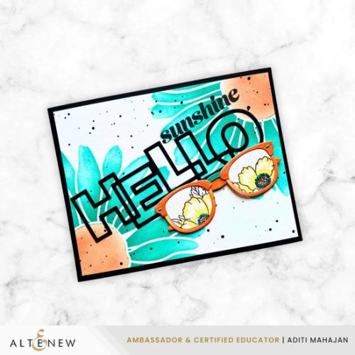 Altenew - Mini Delight: Stylish Shades Stamp & Die Set