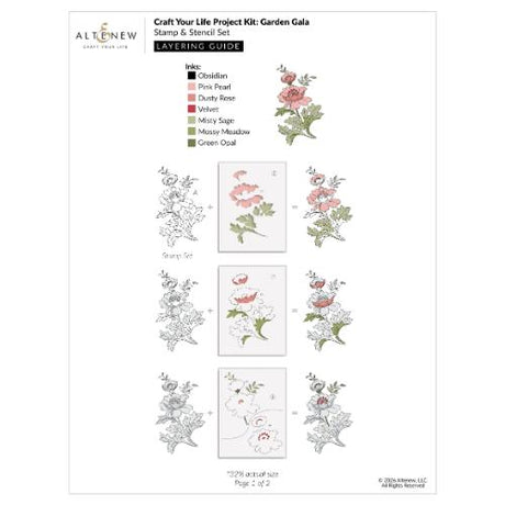 Altenew - Craft Your Life Project Kit: Garden Gala - Postage as per Actual