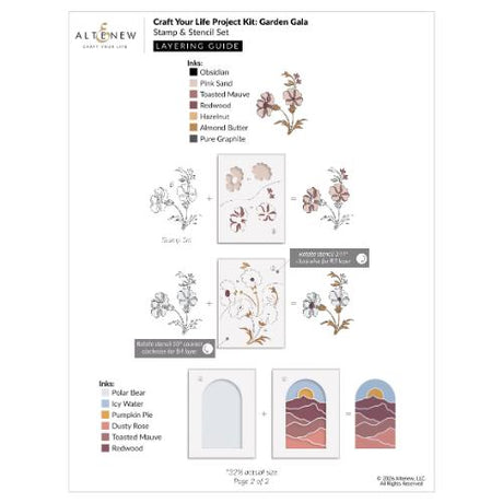 Altenew - Craft Your Life Project Kit: Garden Gala - Postage as per Actual