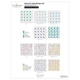 Altenew - Stencil Art: Styled Backgrounds Layering Stencil Set (6 in 1)