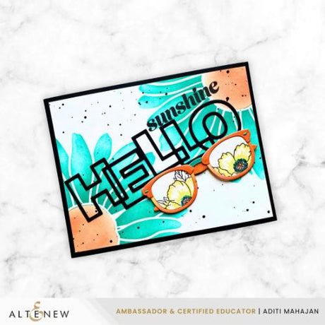 Altenew - Outlined Hello Die Set