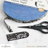 Altenew - Black Instant Dimension Foam Tape - 1/16'' x 1/2'' x 15m - Postage as per Actual