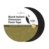 Altenew - Black Instant Dimension Foam Tape - 1/16'' x 1'' x 15m - Postage as per Actual