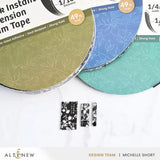 Altenew - Black Instant Dimension Foam Tape - 1/16'' x 1'' x 15m - Postage as per Actual
