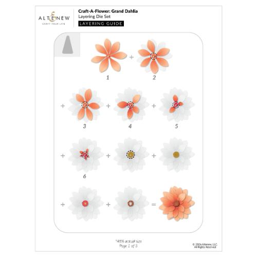 Altenew - Craft-A-Flower: Grand Dahlia Layering Die Set