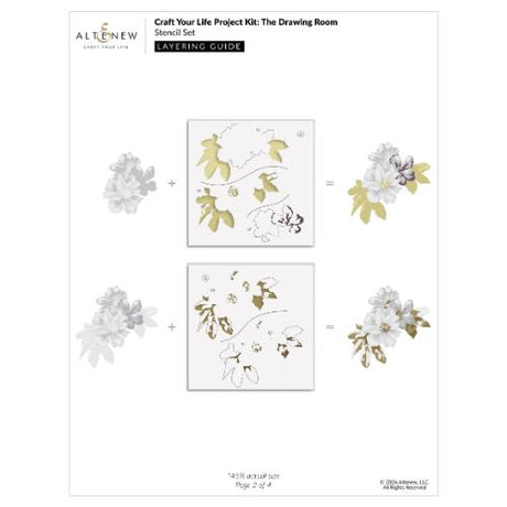 Altenew - Craft Your Life Project Kit: The Drawing Room - Postage as per Actual