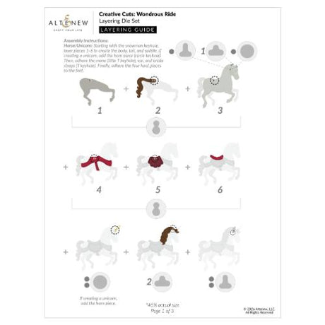 Altenew - Creative Cuts: Wondrous Ride Layering Die Set