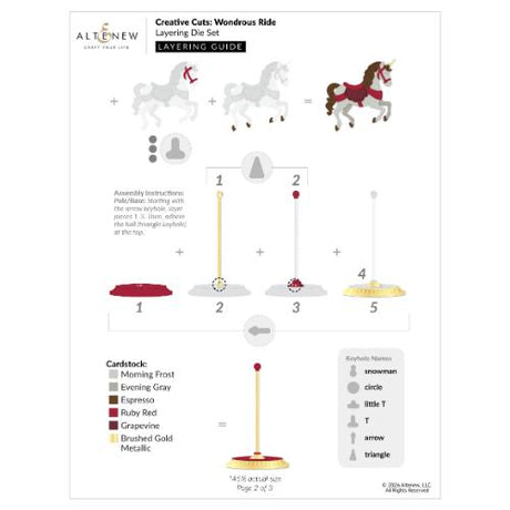 Altenew - Creative Cuts: Wondrous Ride Layering Die Set