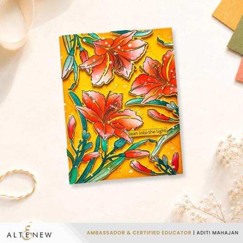 Altenew - Build-A-Garden: Leaning Lily - Postage as per Actual