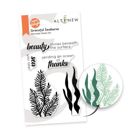 Altenew - Mini Delight: Graceful Seahorse Stamp & Die Set