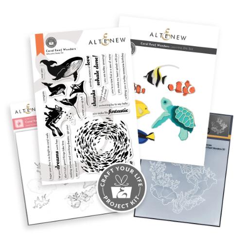 Altenew - Craft Your Life Project Kit: Coral Reef Wonders - Postage as per Actual