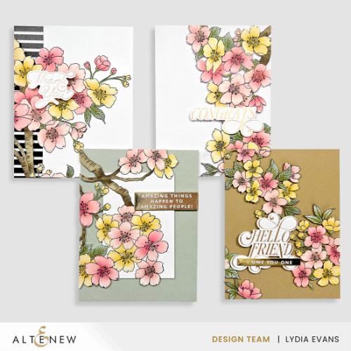Altenew - Sakura Blossoms - Complete Bundle - Postage as per Actual