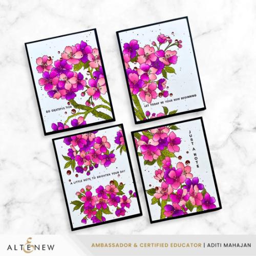 Altenew - Sakura Blossoms - Complete Bundle - Postage as per Actual