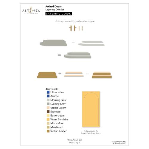 Altenew - Arched Doors Layering Die Set