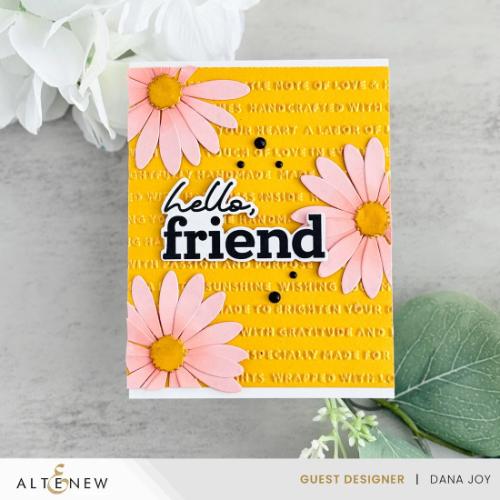 Altenew - Handmade Happiness 3D Embossing Folder