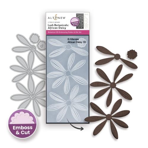 Altenew - Lush Botanicals: African Daisy 3D Embossing Folder & Die Set