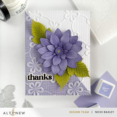 Altenew - Lace Topped Petals 3D Embossing Folder