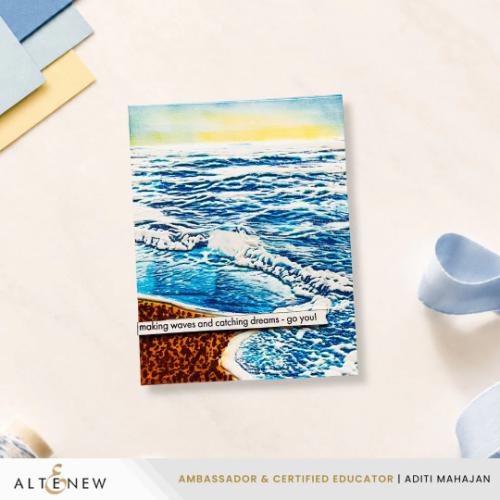Altenew - Whispering Waves 3D Embossing Folder