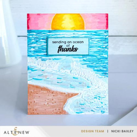 Altenew - Whispering Waves 3D Embossing Folder