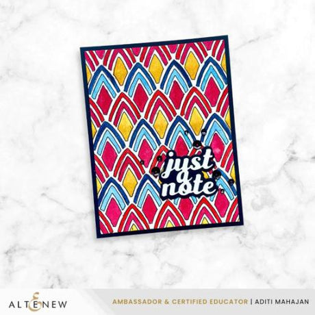 Altenew - Pointweave Stencil