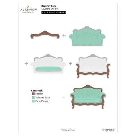 Altenew - Regency Sofa Layering Die Set