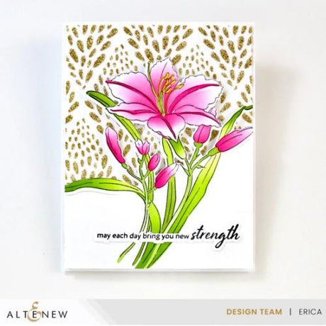 Altenew - Flourishing Coral Stencil