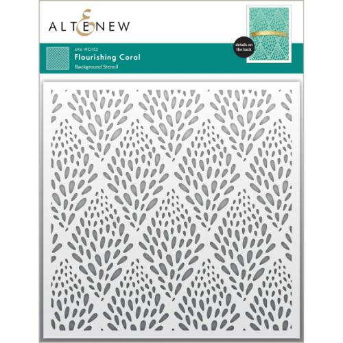 Altenew - Flourishing Coral Stencil