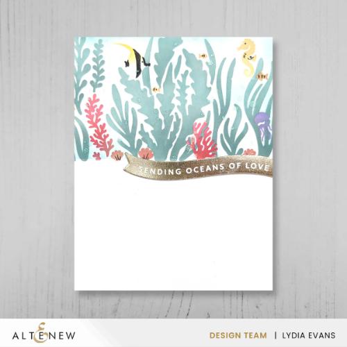 Altenew - One-Go: Solid Sentiment Banners - Stamp Set
