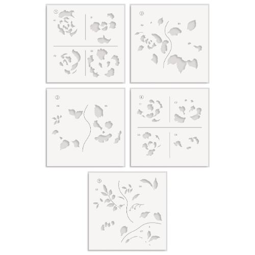Altenew - Build-A-Garden: Blossoming Trio & Add-on Die Bundle - Postage as per Actual