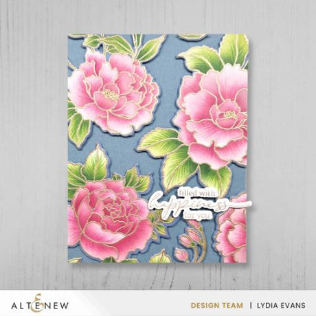 Altenew - Build-A-Garden: Blossoming Trio & Add-on Die Bundle - Postage as per Actual