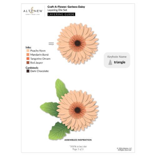 Altenew - Craft-A-Flower: Gerbera Daisy Layering Die Set