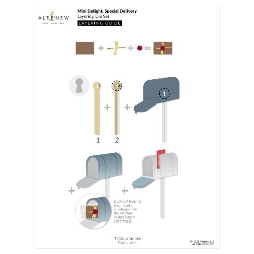 Altenew - Mini Delight: Special Delivery Stamp & Die Set
