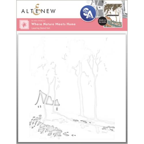 Altenew - Stencil Art: Where Nature Meets Home Layering Stencil Set (6 in 1)