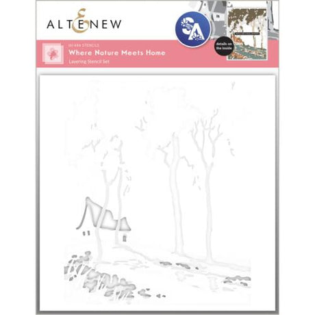 Altenew - Stencil Art: Where Nature Meets Home Layering Stencil Set (6 in 1)