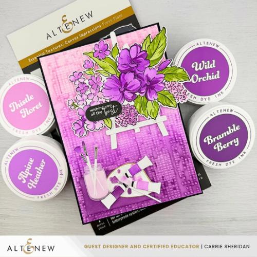 Altenew - Essential Textures: Canvas Impressions Press Plate
