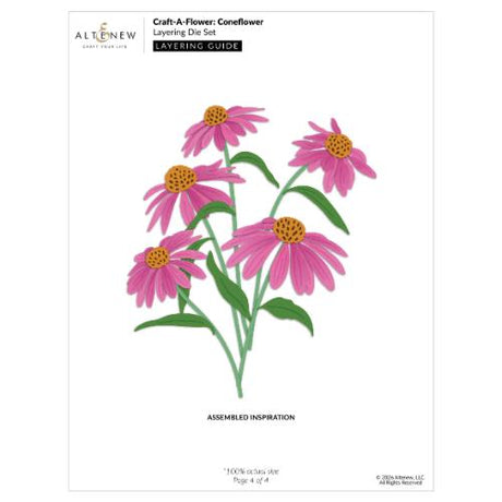 Altenew - Craft-A-Flower: Coneflower Layering Die Set