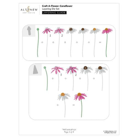 Altenew - Craft-A-Flower: Coneflower Layering Die Set