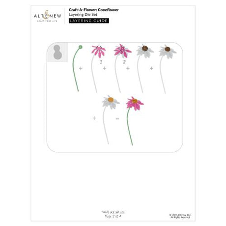 Altenew - Craft-A-Flower: Coneflower Layering Die Set