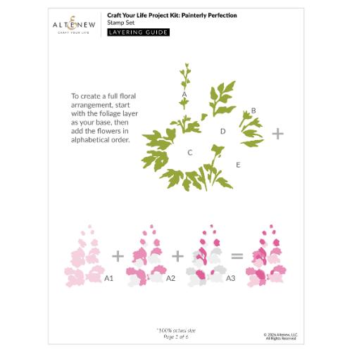 Altenew - Craft Your Life Project Kit: Painterly Perfection - Postage as per Actual