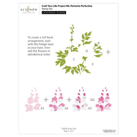 Altenew - Craft Your Life Project Kit: Painterly Perfection - Postage as per Actual