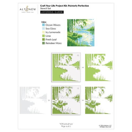Altenew - Craft Your Life Project Kit: Painterly Perfection - Postage as per Actual