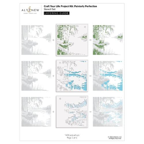 Altenew - Craft Your Life Project Kit: Painterly Perfection - Postage as per Actual