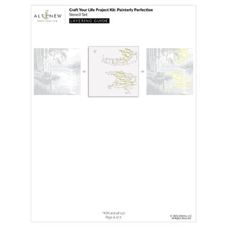 Altenew - Craft Your Life Project Kit: Painterly Perfection - Postage as per Actual