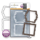 Altenew - Decorative Frames 3D Embossing Folder & Die Set