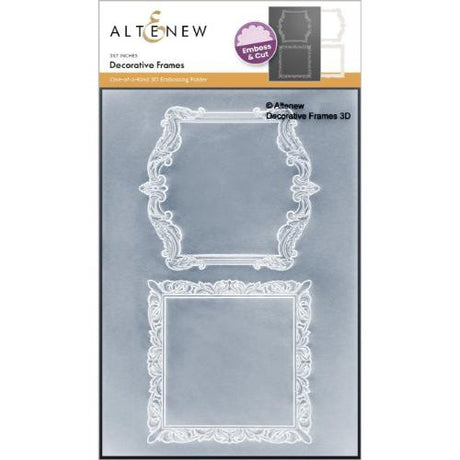 Altenew - Decorative Frames 3D Embossing Folder & Die Set