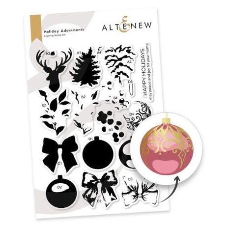 Altenew - Holiday Adornments - Complete Bundle - Postage as per Actual